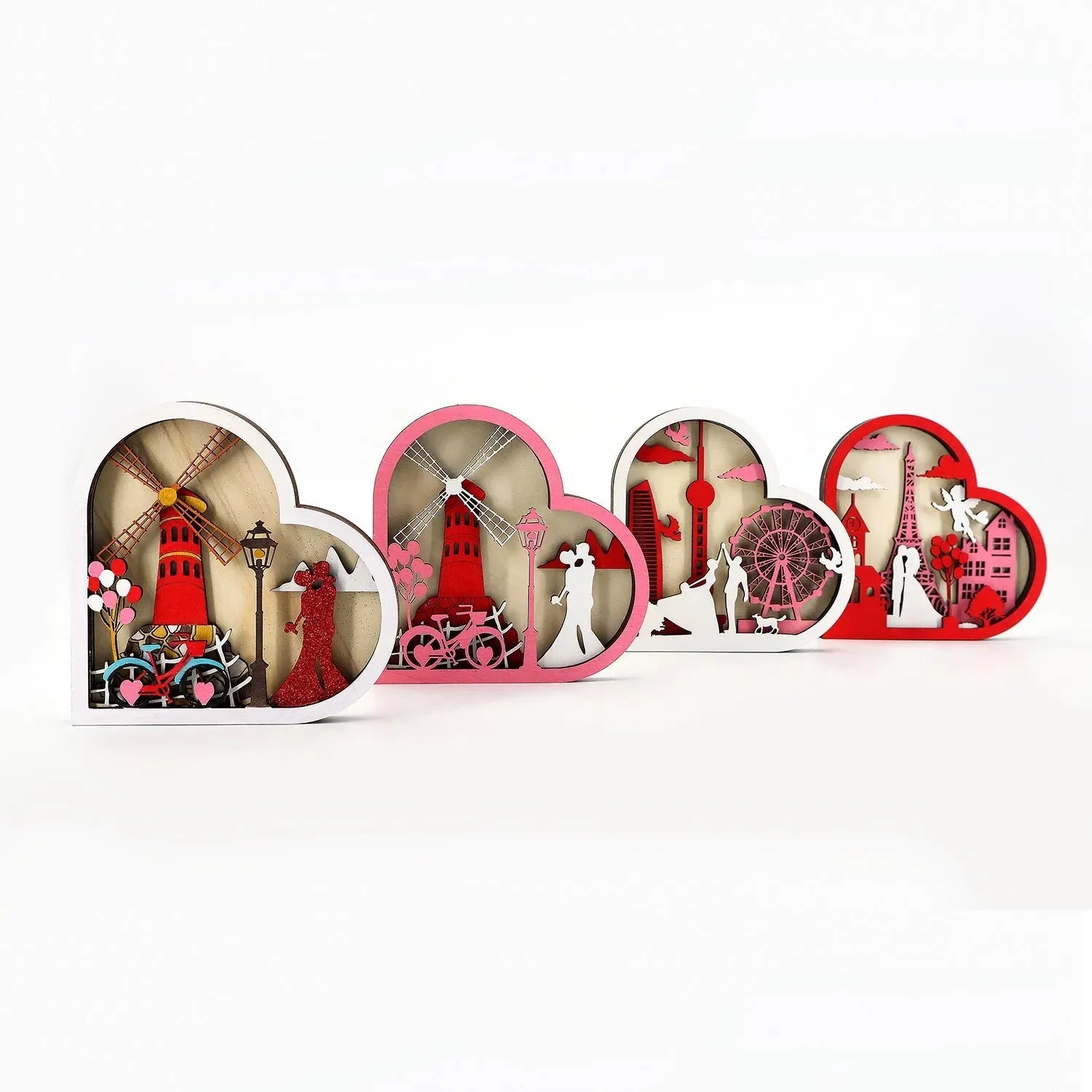Express Your Love with the Valentine's Day Ferris Wheel Shape Decoration - Bellarte Enchanté Express Your Love with the Valentine's Day Ferris Wheel Shape Decoration